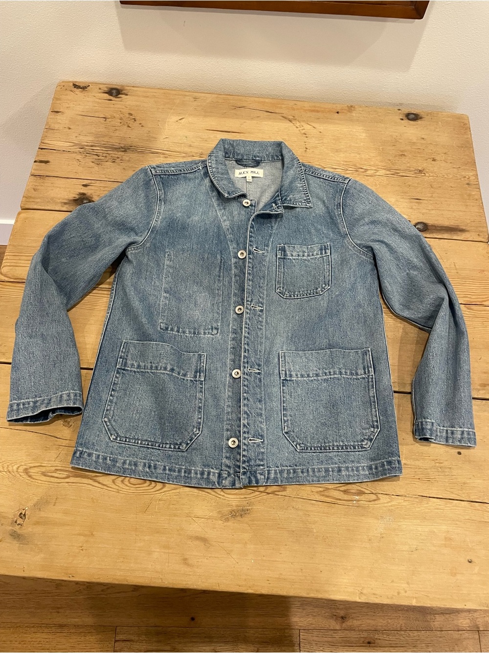 Alex Mill Light Blue Denim Work Jacket NWOT - Picture 6 of 6